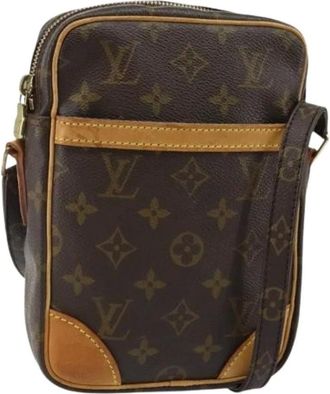 Louis Vuitton Pre-owned Cross Body Bags, female, Brown, Size: ONE SIZE Pre-owned Canvas Crossbody Bag