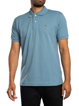 Lacoste Polo Met Logo, Blauw