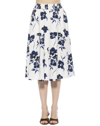 Alexia Admor Kliene Linen-Blend Skirt