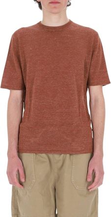 Roberto Collina Linen-Cotton Melange Casual T-Shirt