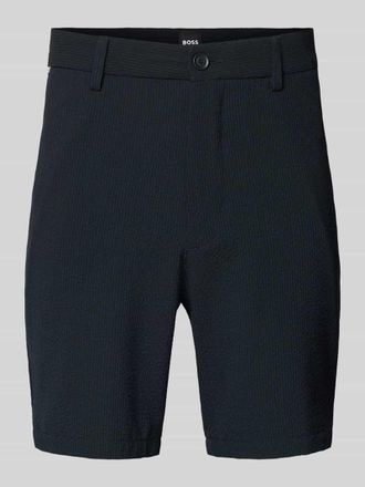 HUGO BOSS Regular Fit Bermudas mit Viskose-Anteil Modell KANE1 in Marine, Gr&ouml;&szlig;e 48