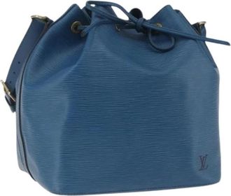 Louis Vuitton Pre-owned Vintage Bucket Bag - Dames - Vintage Tas - Blauw - ONE Size - Leer - Vintage