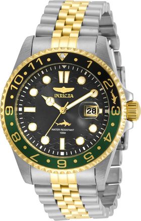 Invicta Pro Diver Quartz Black Dial Sprite Bezel Mens Watch 30625
