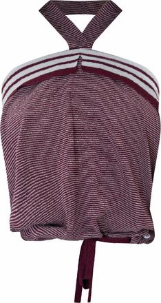 Chanel Coco Striped Halterneck Top Size XL