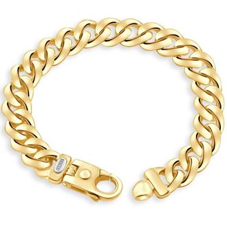 Pompeii3 Mens Cuban 14k Gold (71gram) or Platinum (133gram) 11.5mm Link Bracelet 8.5