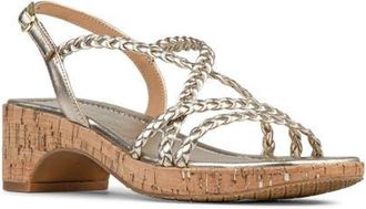 Donald J Pliner Rosalie Slingback Sandal in Platinum at Nordstrom, Size 9.5