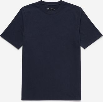 Oliver Sweeney Mens Oliver Sweeney Lightweight 170gsm Cotton Jersey T-Shirt - Black - Size: 36