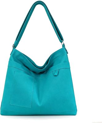 Generic Womens Canvas Shoulder Bag, Retro Crossbody Bag, Hobo Tote Bag, Adjustable Shoulder Strap, Smooth Zipper Closure, Multiple Pockets, Applies to Study, 