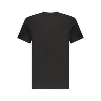 Tommy Hilfiger Logo-Embroidered Cotton T-Shirt - Black