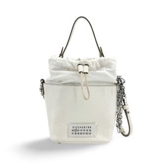 Maison Margiela 5AC Micro Bucket Bag White