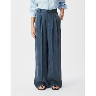Ikks Broek met wijde pijpen en figuurnaden