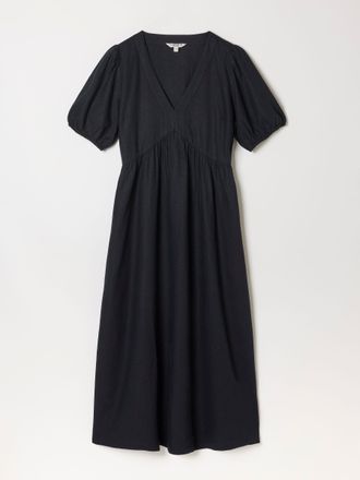 Fat Face FatFace Remi Black Linen Dress