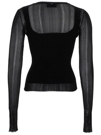 Sportmax Viscose Blend Sweater - Black
