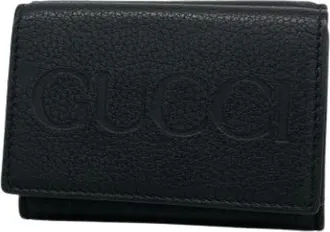 Gucci Pre-owned Wallets, male, Black, Size: ONE SIZE Pre-owned Wallet (tri-fold)