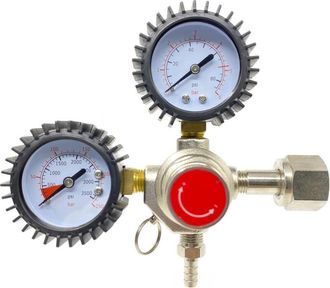 OEM Regulador De Presi&oacute;n De Co2, Regulador De Presi&oacute;n De Co2 Con Dos Diales, Man&oacute;metro Doble Para Dispensadores De Cerveza, M&aacute;quinas De Cerveza, Elaboraci