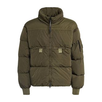 C.P. Company Winter Jackets, male, Green, Size: 3XL Stylish Jacket for Men