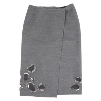 Fabiana Filippi Midi Skirts, female, Gray, Size: S Midi Skirts