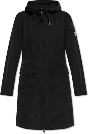 Moncler Jassen, Dames, Zwart, M, Katoen, Parka Laerte