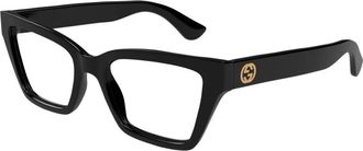 Gucci Optical Frame - Dames - Brillen - Zwart - 53 MM - Accessoires