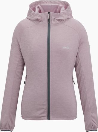 Regatta Womens Regatta Womens/Ladies Ferna Stretch Hooded Fleece Jacket - Powder Lilac - Size: 20