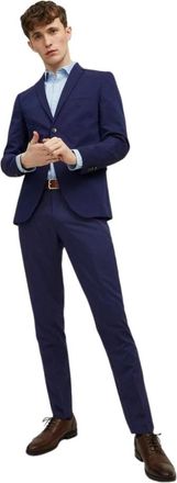 Jack & Jones Heren, Pakken, Blauw, Maat: XL