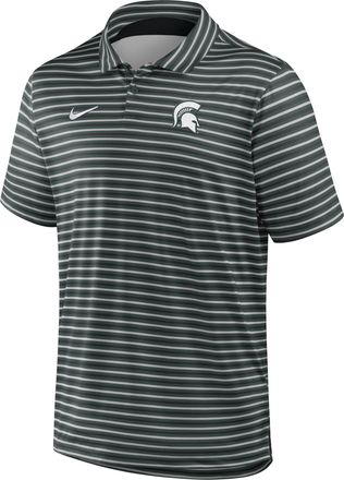 Nike Michigan State Tour Stripe Nike Mens Dri-FIT College Polo in Green | 03PT0FJ9MST-24Y