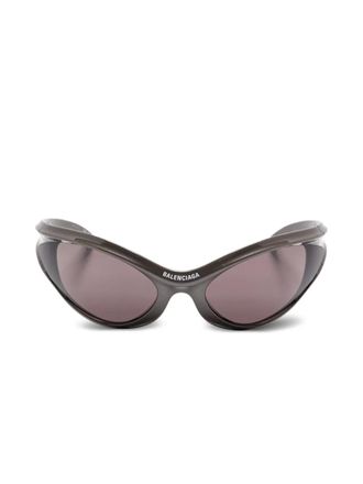 Balenciaga Dynamo Wrap zonnebril - Grijs
