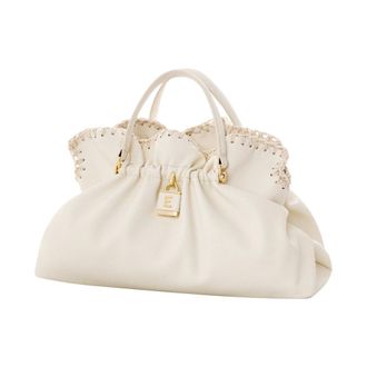 Ermanno Scervino Handbags, female, White, Size: ONE SIZE Borsa tote in ecopelle