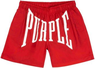 Purple Uppercut All Round Shorts Red Red - men - Polyester - M