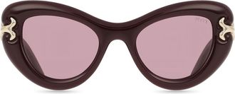 Pucci Emilio Pucci EP0212 81S Womens Sunglasses Burgundy Size 50
