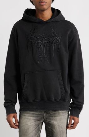 Rta Jordan Cyber Sigilism Oversize Hoodie in Black Cyber Sigilism at Nordstrom, Size Xxx-Large