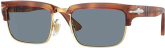 Persol Stijlvolle zonnebril in bruine tint - unisex - Zonnebrillen - Bruin - 56 MM - Accessoires