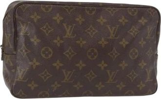 Louis Vuitton Pre-owned Clutches, female, Brown, Size: ONE SIZE Pre-owned Canvas Clutch