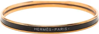 Herm&egrave;s Pre-owned Hermes Extra Narrow Enamel Uni Bangle 62 Ladies V28S7JIIJOS9MR86