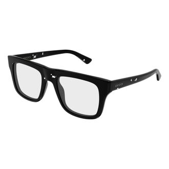 Gucci Rechthoekig Optisch Montuur - Heren - Brillen - Bruin - 51 MM - Accessoires