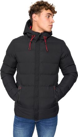 Crosshatch Kampleys Embossed Jacket Mens - Black - Size 2XL