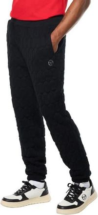 Sergio Tacchini Aversa Quilted Sweatpant in Black Beauty at Nordstrom, Size Xx-Large
