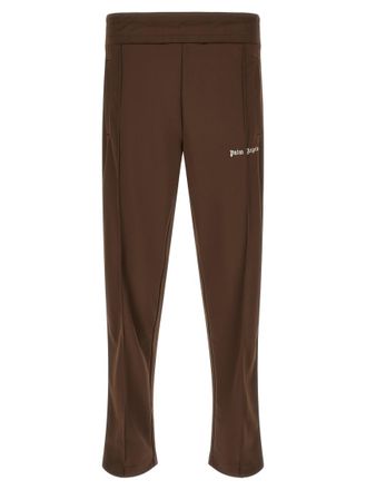 Palm Angels Brown Polyester Solid Joggers