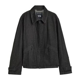 Yohji Yamamoto Denim Blouson Jacket - Heren - Spijkerjassen - Zwart - S - Denim - Jassen