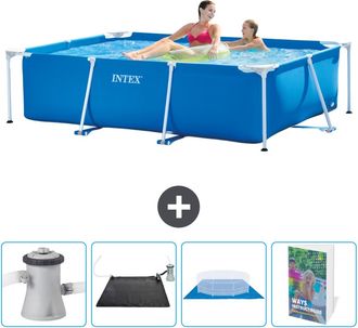Intex Piscina Con Estructura Rectangular - 220x150x60 Cm - 7-piezas Scb126