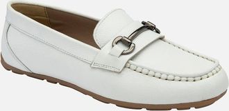 Ravel Womens Dutton Womens Loafers - White - Size: 4