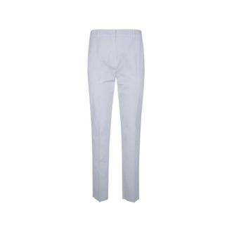 Max Mara Broeken, Dames, Grijs, M, Slim-fit Broeken