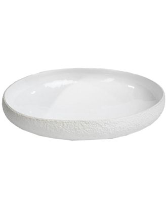 Zodax Matana Sand Organic White Ceramic Bowl