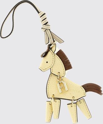 Furla Portachiavi in pelle liscia a forma di animale con motivo monogram
