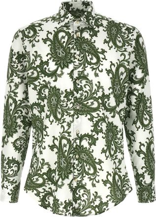 Etro Green Paisley Ramage Shirt