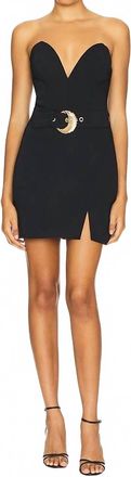Amanda Uprichard Chalice Mini Dress In Black