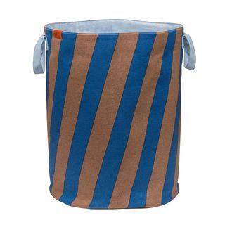 Mette Ditmer Nova Arte W&auml;schekorb, &Oslash; 40 cm x H 50 cm, cobalt / blush