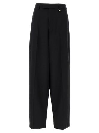 Giuseppe Di Morabito Black Virgin Wool Casual Womens Pants
