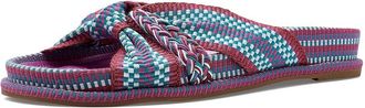 Vince Camuto Gryfynn Knotted Woven Slide Sandals Womens Sandals Orchid : 6.5 M