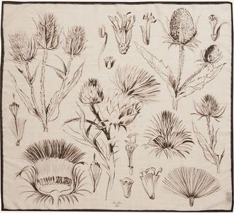 Loro Piana Cardo Melange Cashmere Foulard Scarf